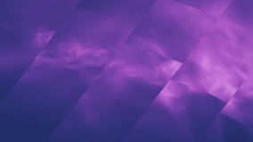 A captivating abstract wavy of a purple sky, featuring a pattern of overlapping, geometric shapes that mimic clouds - Powered by Shutterstock - Get 15% off with code: PIKWIZARD15