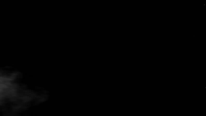 Dense heavy white fog or smoke rolls across the screen from left to right entirely obscuring black background. Atmospheric overlay or transition - Powered by Shutterstock - Get 15% off with code: PIKWIZARD15