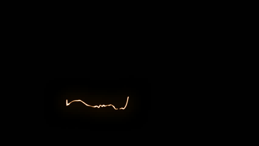 Abstract lightning effect on black background. Cartoon lightning effect