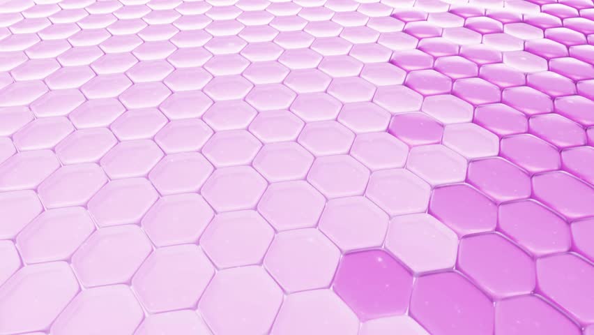 Essence penetrates deep skin cells, activates skin cell regeneration, supports sagging skin, eliminates facial wrinkles, purple cells, concept skin care beauty. Cosmetic ads, 3D animation.