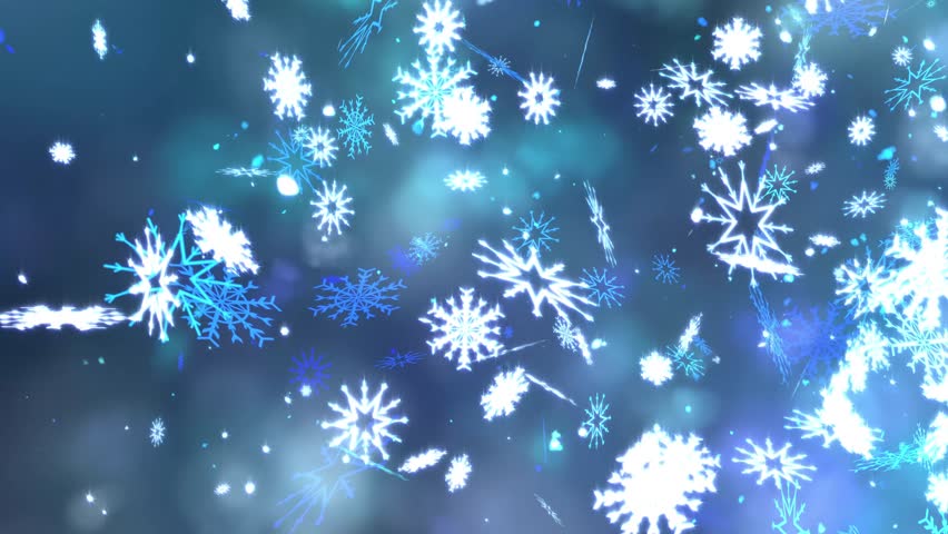 Snowflakes Transitions with Luma Matte - Set of 10 Overlays