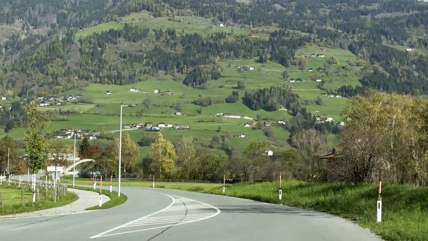 alpine landscapes of switzerland mountains roads snowy peaks