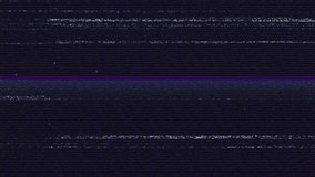 Flickering scan lines starting glitch animating over purple background shifting color bands. Abstract, digital, distortion, static, noise, glitch, retro - Powered by Shutterstock - Get 15% off with code: PIKWIZARD15