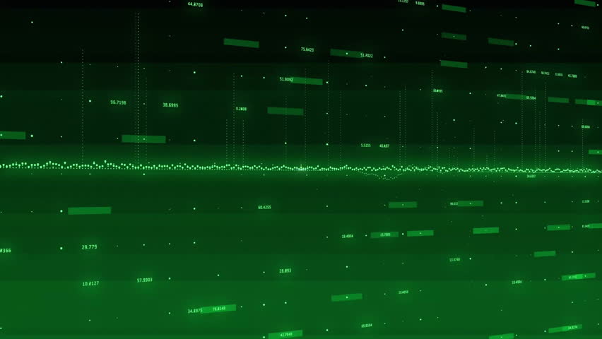 Waveform stretching triggers particle globe emerging on right, pulsing, rotating to show data flow. Digital, futuristic, abstract, technology, innovation, network, visualization