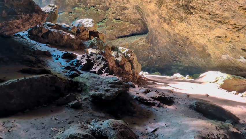 Dancehall Cave at Maquoketa Caves State Park in Iowa