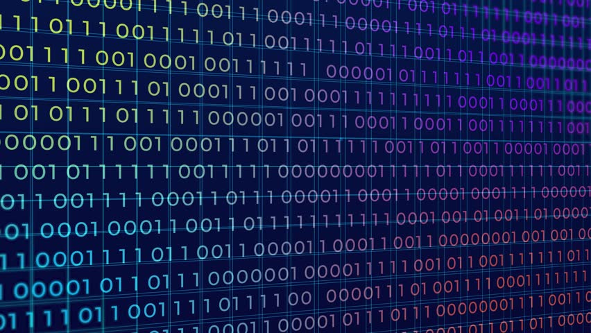 Binary code pulses across a digital grid, high-frequency trading, fintech algorithms, stock market analytics, and real-time financial data flow. Stock market 3D animation footage. 4K UHD - Powered by Shutterstock - Get 15% off with code: PIKWIZARD15