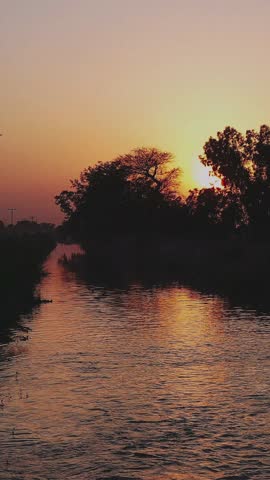 Sunset Serenity by the River