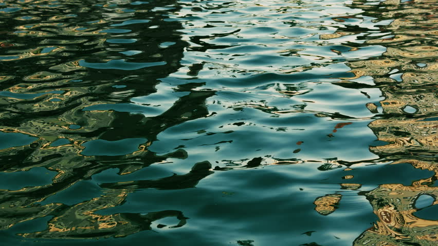 The Pure Sea Water Surface and Reflection