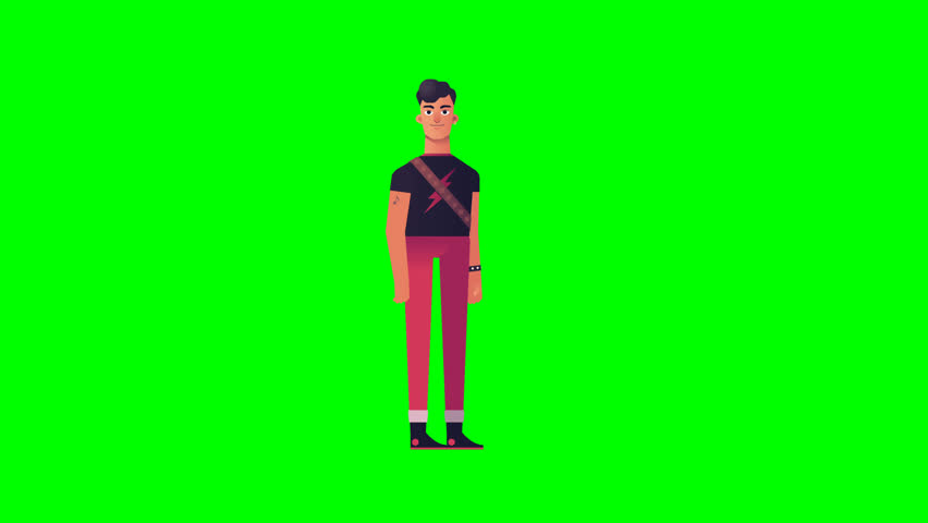 3D Guitarist Green Screen Animation – Idea Pose
Creative guitarist with expressive idea gesture, perfect for music promos, education, or digital marketing projects.