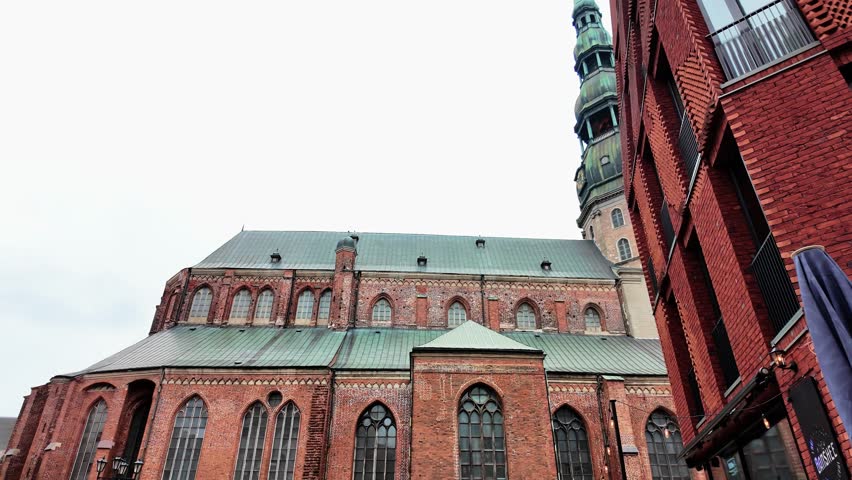 A low angle shot of St. Peter