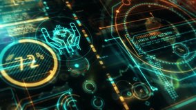 Futuristic global digital display showing programming code and data analysis - Powered by Shutterstock - Get 15% off with code: PIKWIZARD15