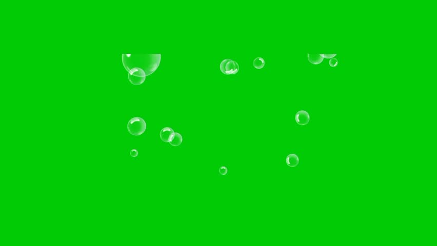 SSTKabstract bubble design illustration green background 