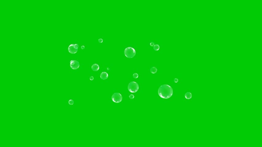 SSTKabstract bubble design illustration green background 