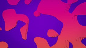 Magenta shapes fluctuating then white WOW text appearing spinning while subtitles fading in loop. Abstract, motion, dynamic, vibrant, digital, expressive, energetic - Powered by Shutterstock - Get 15% off with code: PIKWIZARD15