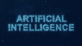 Artificial Intelligence Text with Glowing Circuit Lines and World Map Background - Powered by Shutterstock - Get 15% off with code: PIKWIZARD15