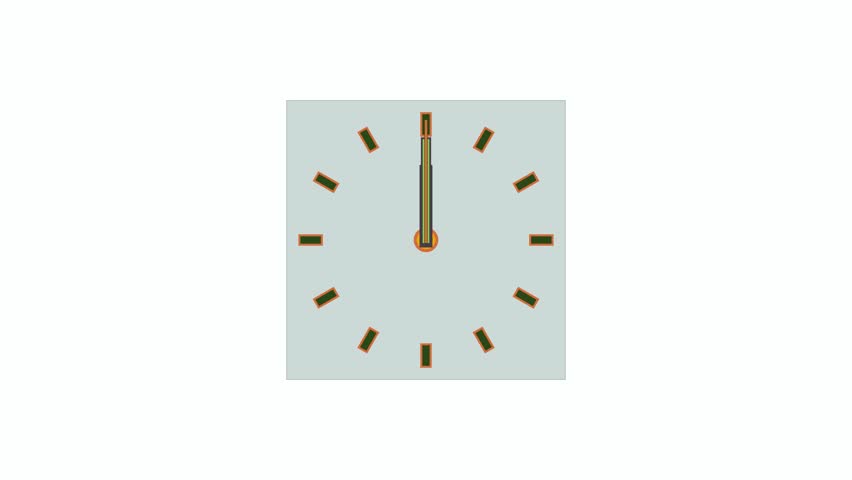 A clock design emphasizes the pest control theme with bold colors and clear numbers. The unique design merges function and an important message about pest management