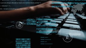 Time lapse of man working on laptop computer keyboard with graphic user interface GUI hologram showing big data science technology, digital network connection and computer programming algorithm. Glean - Powered by Shutterstock - Get 15% off with code: PIKWIZARD15