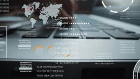 Time lapse of man working on laptop computer keyboard with graphic user interface GUI hologram showing big data science technology, digital network connection and computer programming algorithm. Glean - Powered by Shutterstock - Get 15% off with code: PIKWIZARD15