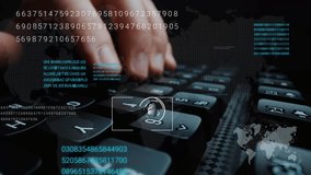 Man working on laptop computer keyboard with graphic user interface GUI hologram showing concepts of big data science technology, digital network connection and computer programming algorithm. Glean - Powered by Shutterstock - Get 15% off with code: PIKWIZARD15