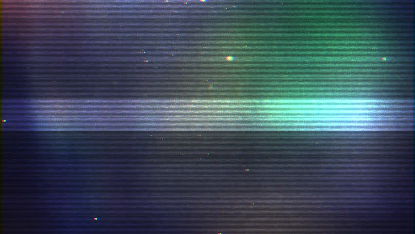 Abstract cosmic horizon with colorful digital glitch and interference patterns	