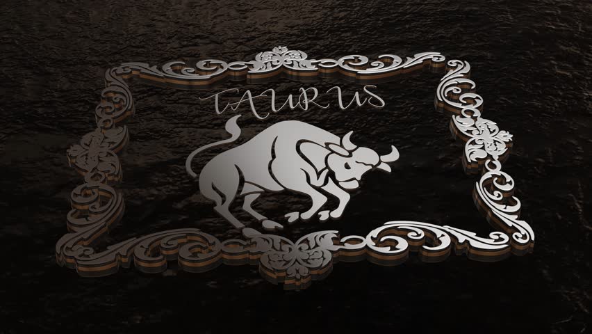 Taurus Zodiac Sign 3D Animation