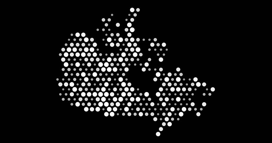 Pulsing Circle Map of Canada