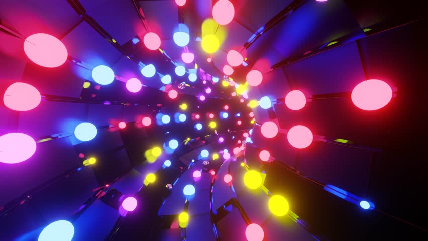 An Illustration of a kaleidoscope effect, which is created by multiple reflections of light