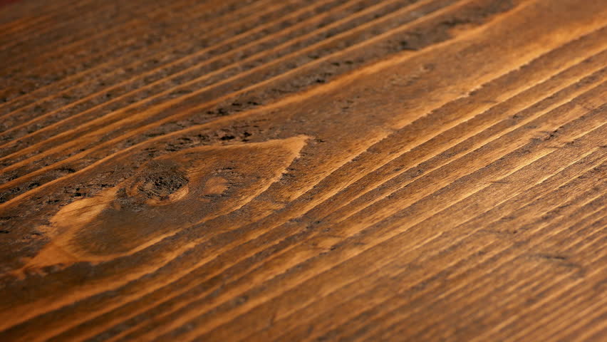 Wood Floorboard Closeup Moving Shot