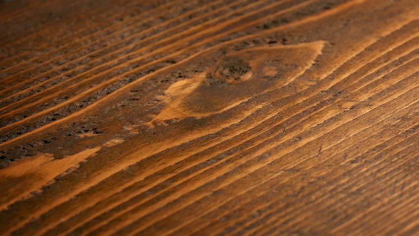 Wood Floorboard Closeup Moving Shot