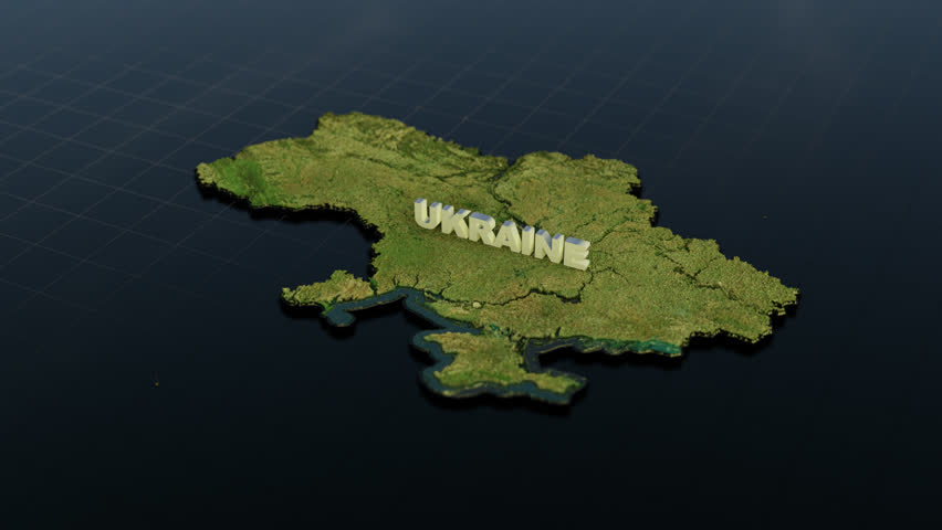 Realistic 3D map with textured surface and simple elevation. Great for visualizations, presentations, and backgrounds. Clean, high-resolution render with subtle topographic detail.