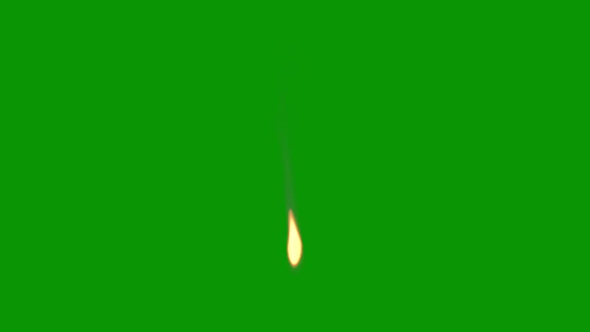 Candle flame or bunsen burner, seamlessly looping, two speeds, 4k 30p, green screen for transparent background - Powered by Shutterstock - Get 15% off with code: PIKWIZARD15