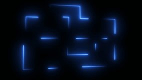 Business process and workflow automation with flowchart concept on the transparent background. Scheme of hierarchy management. management of organization mind map icon animation with neon line. - Powered by Shutterstock - Get 15% off with code: PIKWIZARD15