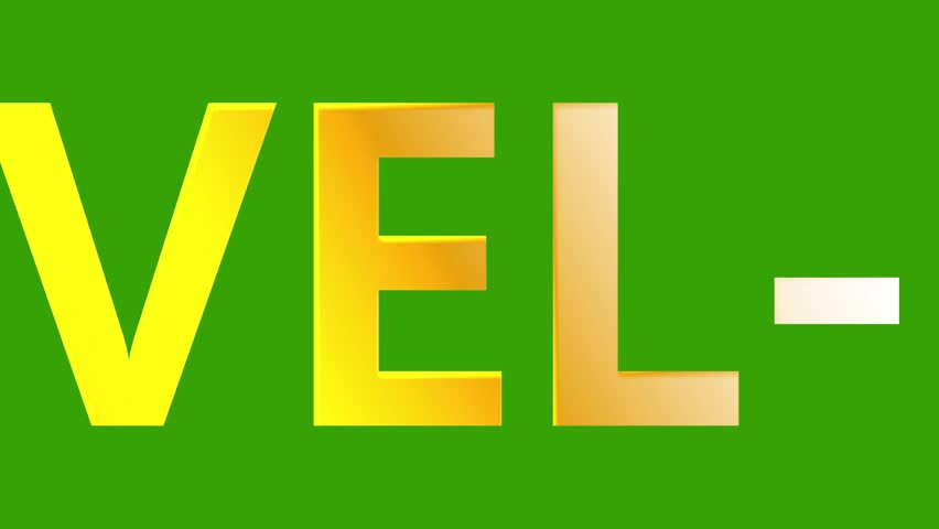 Digital visuals displaying text level 64 on a vibrant green background