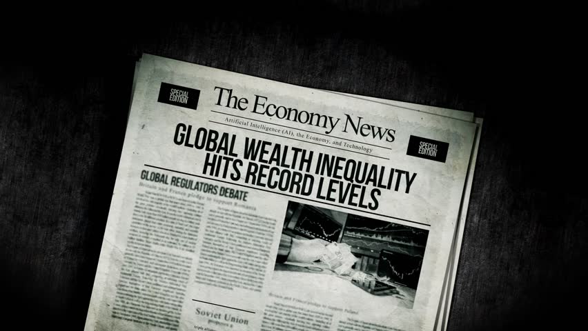 Global Wealth Inequality Hits Record Levels Newspaper Headline Titles