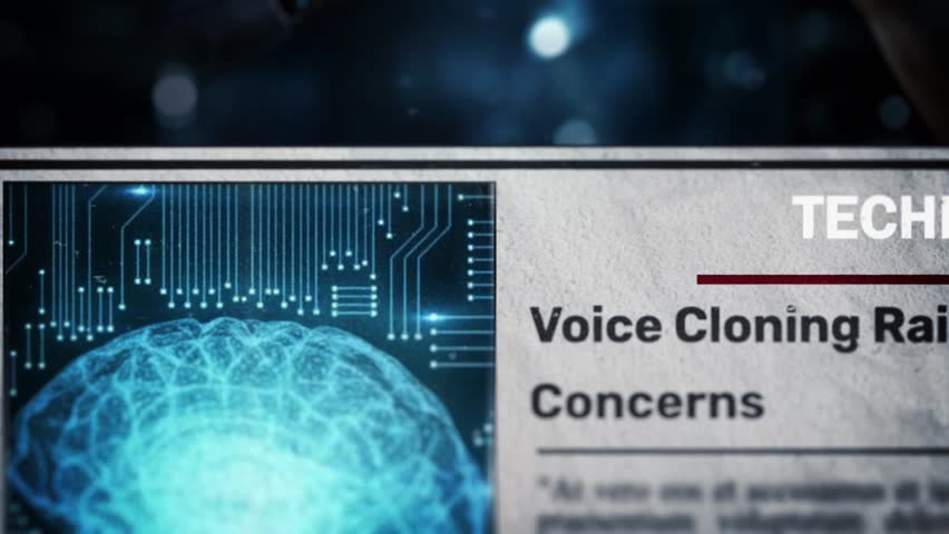 Voice Cloning Raises New Security Concerns Newspaper Headline Titles