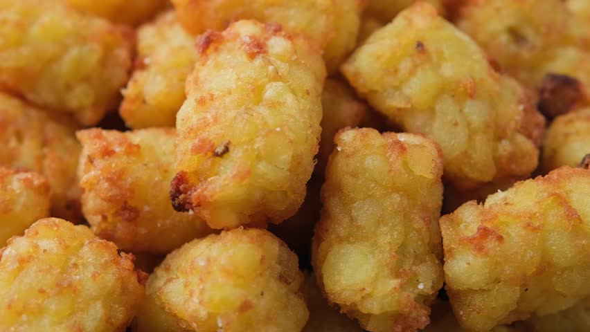 Homemade Baked Fried Tater tots Potatoes