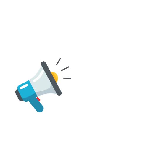 Animated megaphone with “SALE NOW” text. Perfect for online shop promos, marketing campaigns, social media ads, and e-commerce banners.