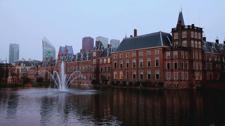 Binnenhof Parliament Building in The Hague, Netherlands – Historic Dutch Government Landmark for International Day of Parliamentarism