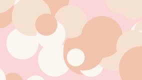 Abstract Pastel Circles Pattern, showcases a seamless pattern composed of overlapping circles in varying sizes and pastel shades of pink, peach, beige, and white. The - Powered by Shutterstock - Get 15% off with code: PIKWIZARD15