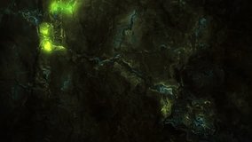 Dark rocky backdrop featuring neon fissures initiating magenta and cyan swarms descending merging. Abstract, digital art, futuristic, glowing, motion, vibrant, cosmic - Powered by Shutterstock - Get 15% off with code: PIKWIZARD15