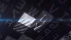 Blue flare sweeping grid, square pulsing, ring rotating globe spinning marking year progression. Technology, data visualization, futuristic, innovation, digital interface, virtual reality, cyber - Powered by Shutterstock - Get 15% off with code: PIKWIZARD15