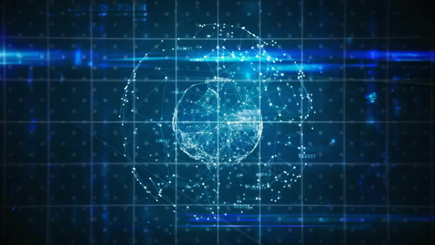 Green text appearing triggers LEVEL UP letters emerging on 3D globe, illustrating digital upgrade. Technology, innovation, cyberspace, futurism, data visualization, digital interface, network - Powered by Shutterstock - Get 15% off with code: PIKWIZARD15