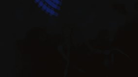 Bursting color fragments spiraling into neon rings showing THANK YOU message glitching then fading. Neon, futurism, abstract, digital, technology, vibrant, motion - Powered by Shutterstock - Get 15% off with code: PIKWIZARD15