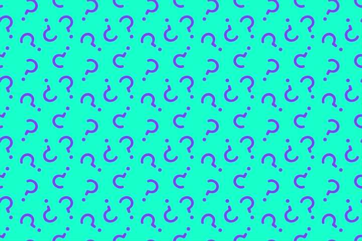 Quiz time fun colorful video background. Title loop animation for quizzes, games, presentations, educational events, and entertainment activities design