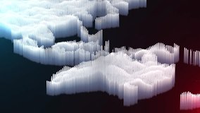 Australia Map Big Data Analytics Technology Network Visualization - Powered by Shutterstock - Get 15% off with code: PIKWIZARD15