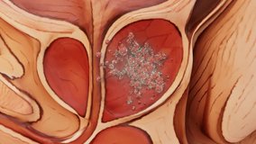 Conceptual animation of prostate cancer - Powered by Shutterstock - Get 15% off with code: PIKWIZARD15