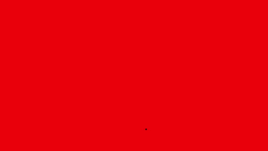 Fading yellow DESIGN IMAGING logo animating beige canvas pen drawing rocket, red disc glowing bulb. Branding, innovation, minimalism, technology, creativity, operational, digital