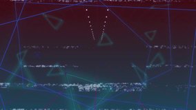 Starting digital interface gliding golden bar revealing blue SCANLINE text with glitch bars. Neon, abstract, futuristic, digital, technology, geometric, cyber - Powered by Shutterstock - Get 15% off with code: PIKWIZARD15