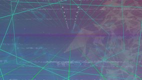 Glitch line initiating blue text reading CONSOLE, across green wireframe grid in cyberspace. Abstract, futuristic, digital, cyberpunk, neon, high-tech, abstract art - Powered by Shutterstock - Get 15% off with code: PIKWIZARD15