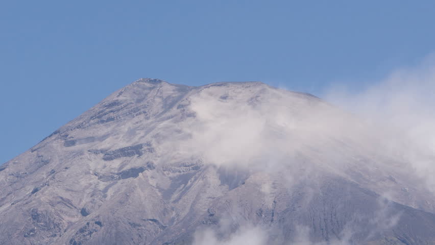 Tungurahua volcano, Andes Ecuador. An active volcano near the city of Banos De